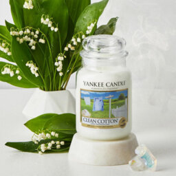 Yankee Candle Original Large Jar Scented Candle Clean Cotton, 623G - thumbnail 3