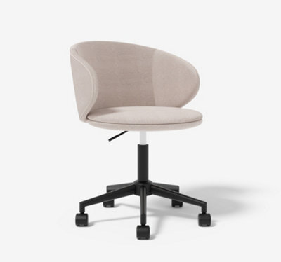 Koble Clara Home Office Chair In Natural Weave Fabric - image 1
