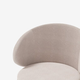 Koble Clara Home Office Chair In Natural Weave Fabric - thumbnail 3