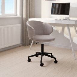 Koble Clara Home Office Chair In Natural Weave Fabric - thumbnail 4