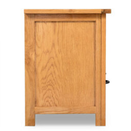 Walplus Tv Cabinet 90X35X48 Cm Solid Oak Wood - thumbnail 4