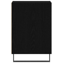 Berkfield Modern Tv Cabinet Black Oak 100X35X55 Cm Engineered Wood - thumbnail 7