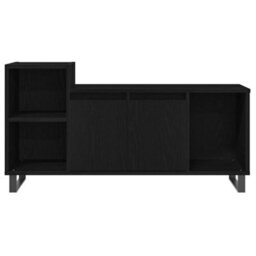 Berkfield Modern Tv Cabinet Black Oak 100X35X55 Cm Engineered Wood - thumbnail 6