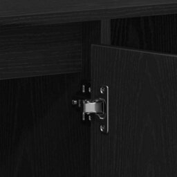 Berkfield Modern Tv Cabinet Black Oak 100X35X55 Cm Engineered Wood - thumbnail 9