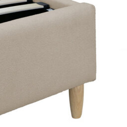 Gfw Florence Boucle Ottoman Storage Bed 150Cm  Natural Stone - thumbnail 8