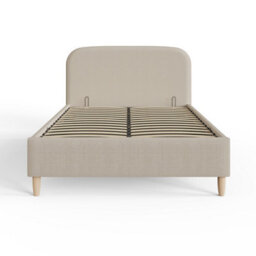 Gfw Florence Boucle Ottoman Storage Bed 150Cm  Natural Stone - thumbnail 3