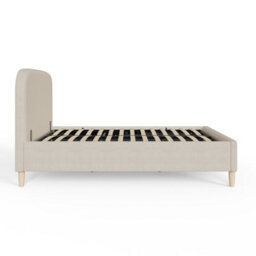 Gfw Florence Boucle Ottoman Storage Bed 150Cm  Natural Stone - thumbnail 4
