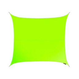 Kookaburra 2M Square Water Resistant Lime Green Garden Patio Sun Shade Sail Canopy 96.5% Uv Block With Free Rope