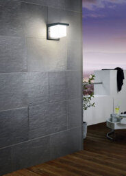 Ip54 Rated Anthracite Outdoor Wall Light With Built-In 10W Led Lamp - thumbnail 3