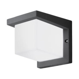 Ip54 Rated Anthracite Outdoor Wall Light With Built-In 10W Led Lamp - thumbnail 1