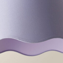 Valuelights Mabel Large Lilac Scallop Edge Linen Lamp Shade (D)45Cm - thumbnail 5