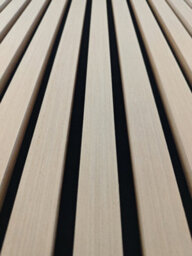 AVER-GROWTH Set Of 3 Wooden Modern Acoustic Wall Panels 240 X 60 Cm - Light Oak Finish - thumbnail 4