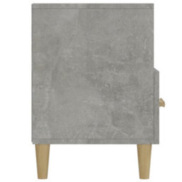 Berkfield Modern Tv Cabinet Concrete Grey 102X36X50 Cm Engineered Wood - thumbnail 8