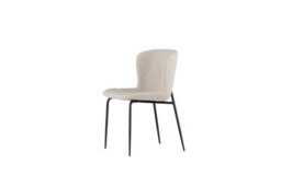 Set Of 2 Modesto Beige Boucle Dining Chairs  - D54Xw48Xh80Cm, Seat Height 48Cm - thumbnail 5