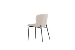Set Of 2 Modesto Beige Boucle Dining Chairs  - D54Xw48Xh80Cm, Seat Height 48Cm - thumbnail 7