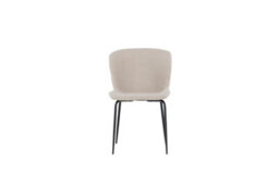 Set Of 2 Modesto Beige Boucle Dining Chairs  - D54Xw48Xh80Cm, Seat Height 48Cm - thumbnail 3