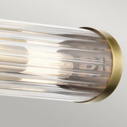 Luminosa Lighting Luminosa Kichler Azores Bathroom Wall Lamp Natural Brass, Ip44 - thumbnail 4