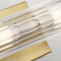 Luminosa Lighting Luminosa Kichler Azores Bathroom Wall Lamp Natural Brass, Ip44 - thumbnail 3
