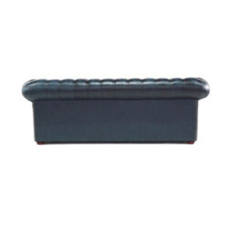 Chesterfield 3 Seater Antique Blue Real Leather Sofa Bespoke In Classic Style - thumbnail 9