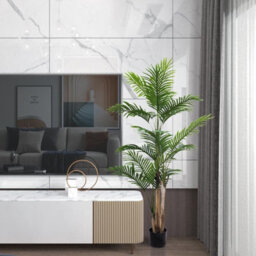 Xample 160Cm Artificial Areca Palm Tall Faux Tropical Plant For Home, Office, Indoor & Outdoor Décor Realistic & Maintenance Free - thumbnail 1