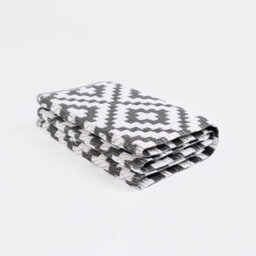 OHS Outdoor Rug Garden Geometric Waterproof Area Mat, Grey White - 160 X 230Cm - thumbnail 4