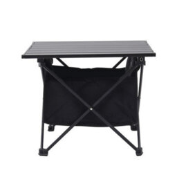 M-Black 56X41X41 Cm Portable Camping Table Folding Beach Table For Camping Hiking Outdoor Picnic Bbq