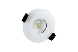 Luminosa Lighting Luminosa Led Low Profile Ip65 Fire Rated Downlight Recessed Spotlight 8.5W 3000K 640Lm Dimmable Matt White Ip65 - thumbnail 3