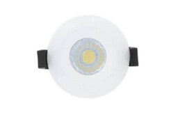 Luminosa Lighting Luminosa Led Low Profile Ip65 Fire Rated Downlight Recessed Spotlight 8.5W 3000K 640Lm Dimmable Matt White Ip65 - thumbnail 4