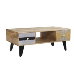 Buttercup Farm Sorio 2 Drawer Coffee Table - Wood - L40 X W110 X H45 Cm - thumbnail 2