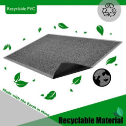 Nicoman Anti Slip Pvc Loofah Shower Mat  Anti Mould Washable Bath Mat - Rectangular 60X40 Cm - thumbnail 6