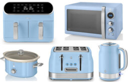 Swan Retro Revive Blue 5-Piece Kitchen Set - thumbnail 1