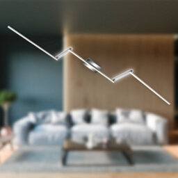 Briloner Mains-Powered Led Chrome Adjustable Ceiling Lamp - thumbnail 2