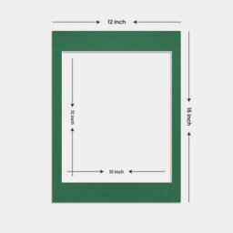 Ak Frames 16X12 Emerald Picture Mounts To Fit 12X10 Aperture Size - Mount Board Only (No Frame Included) - thumbnail 3