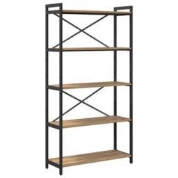 Berkfield Modern Bookcase Artisan Oak 80 X 30 X 153 Cm Engineered Wood