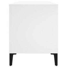 Berkfield Record Cabinet White 100X38X48 Cm Engineered Wood - thumbnail 6
