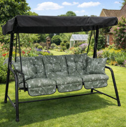 Glendale Garden & Leisure Deluxe Vienna 3 Seater Renaissance Sage - thumbnail 1