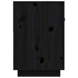 Berkfield Classic Tv Cabinet Black 90X40X60 Cm Solid Wood Pine - thumbnail 7