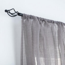 A.unique Home Small Twisted Metal Extendable Curtain Pole With Rings And Fittings (13/16mm). - thumbnail 3