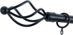 A.unique Home Small Twisted Metal Extendable Curtain Pole With Rings And Fittings (13/16mm). - thumbnail 4