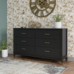 Dorel Westerleigh 6 Drawer Dresser Black - thumbnail 4