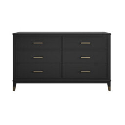 Dorel Westerleigh 6 Drawer Dresser Black - thumbnail 2