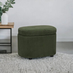 Green Storage Bench Makeup Chair Footstool Ottoman Dressing Chair Storage Box Bedroom - thumbnail 5