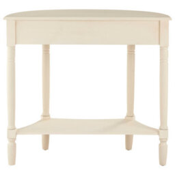 Orsina Sleek One Drawer Antique White Console Table, Sturdy  Hallway Table, Decorative Surface Modern Console Table - thumbnail 4