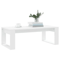 Vidaxl Coffee Table White 102X50X35 Cm Engineered Wood - thumbnail 3