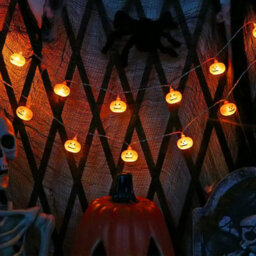 Halloween Pumpkin String Lights: 20 Led Battery-Operated For Indoor/outdoor Bedroom, Fireplace, Yard & Party Decor - thumbnail 9