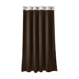 Living And Home White 2-Piece Blackout Chenille Blinds, 117Cm X 137Cm - thumbnail 3