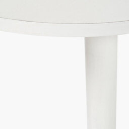 Pacific Lifestyle Low Tripod Taupe Wood Side Table For Small Corners - thumbnail 5