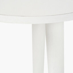 Pacific Lifestyle Low Tripod Taupe Wood Side Table For Small Corners - thumbnail 3