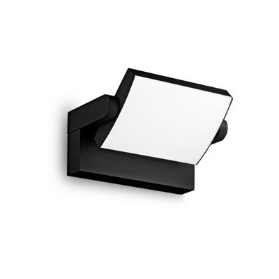 Ideal Lux Swipe Led Outdoor Down Wall Lamp Black, 3000K, Ip54