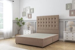 "Comfort Savannah Mink Plush Divan Bed Set 4 Drawers - 26"" Strutted 6' Super King" - thumbnail 3